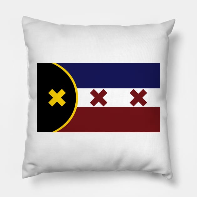 L’Manberg flag Pillow by Historia