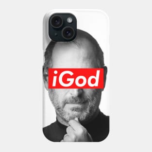 Steve Jobs is the iGod. Phone Case