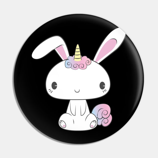 Unicorn Rabbit T-Shirt Pin by avshirtnation