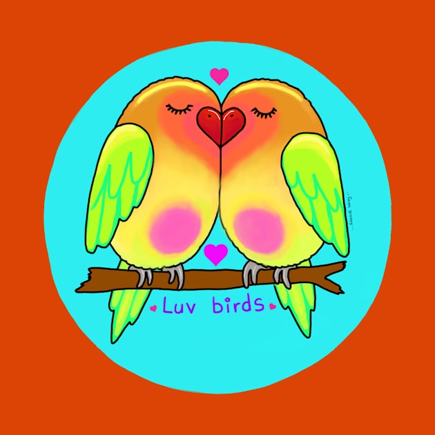 Lovebirds by SoozieWray