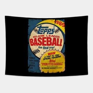 VINTAGE BASEBALL - TOPPS CARDS SPRING FEVER BASEBALL Tapestry