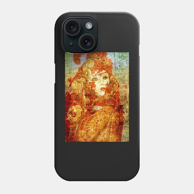 Venice Carnival. Red Dream Phone Case by CatCoconut-Art