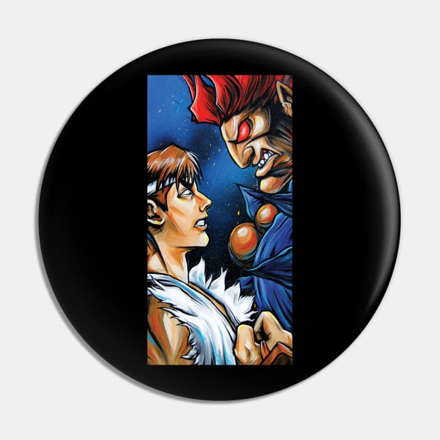 Ryu Akuma Pin by Lopan4000