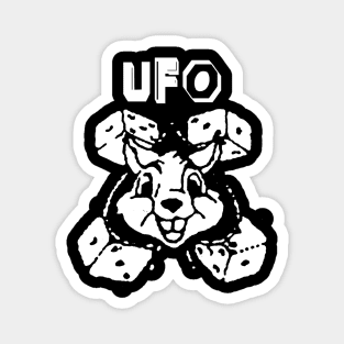 ufo and the rabbit Magnet