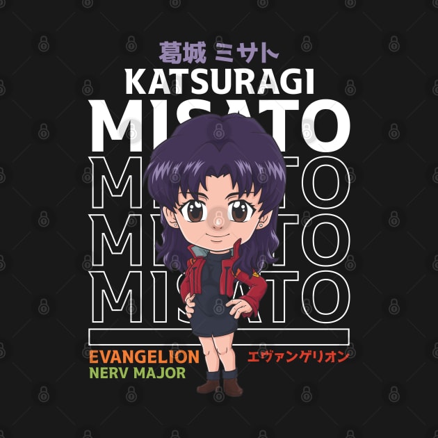 Misato Chibi by TeeTowArt