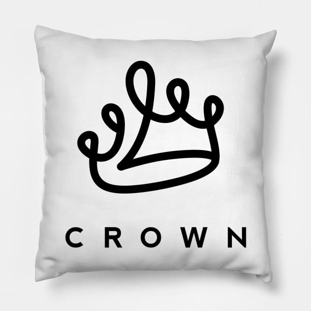 Crown Pillow by Whatastory