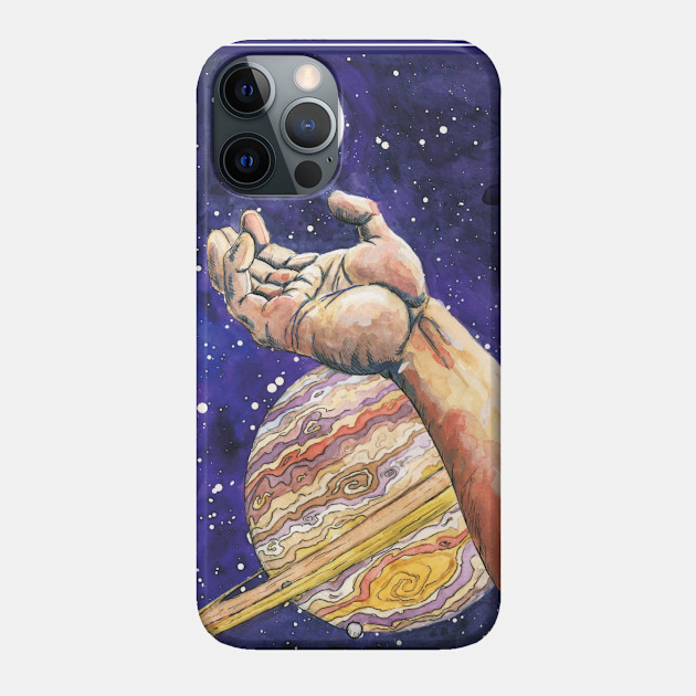 A Moon in the Hand - Moon - Phone Case