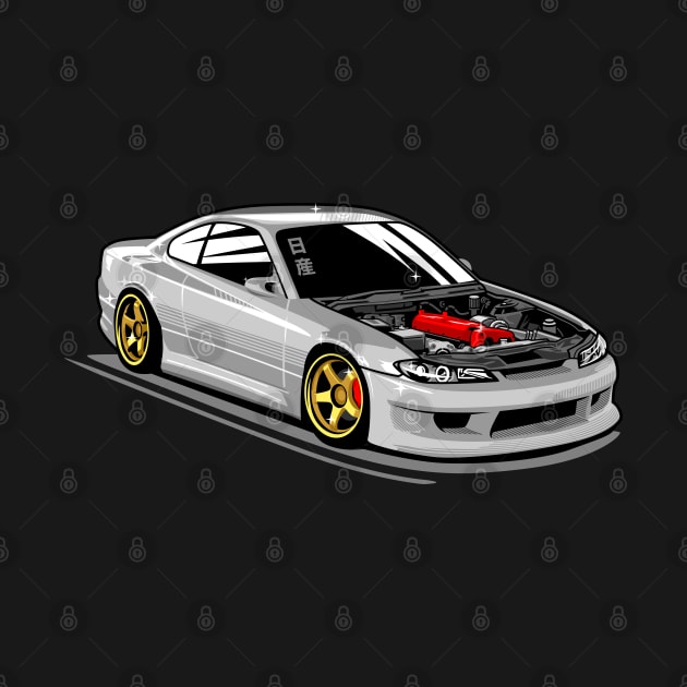 JDM car nissan silvia S15 by celengan