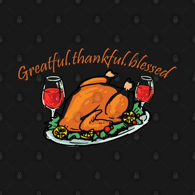 Grateful thankful blessed by MZeeDesigns