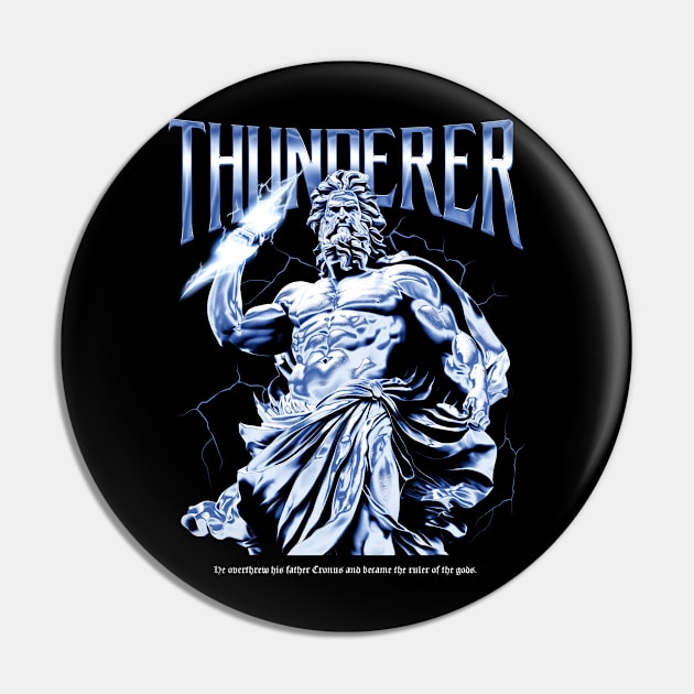 Thunderer Zeus Pin by Snoobdesignbkk