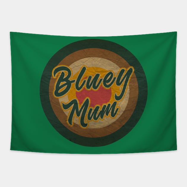 bluey mum Tapestry by tukang oli