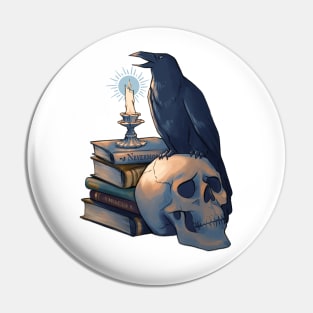 Nevermore Crow Pin
