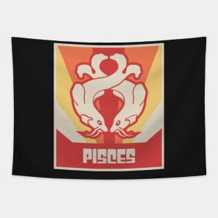 Pisces – Vintage Astrology Zodiac Tapestry