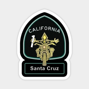 Santa Cruz Motorcycle Touring on California Pacific Coast Highway Magnet