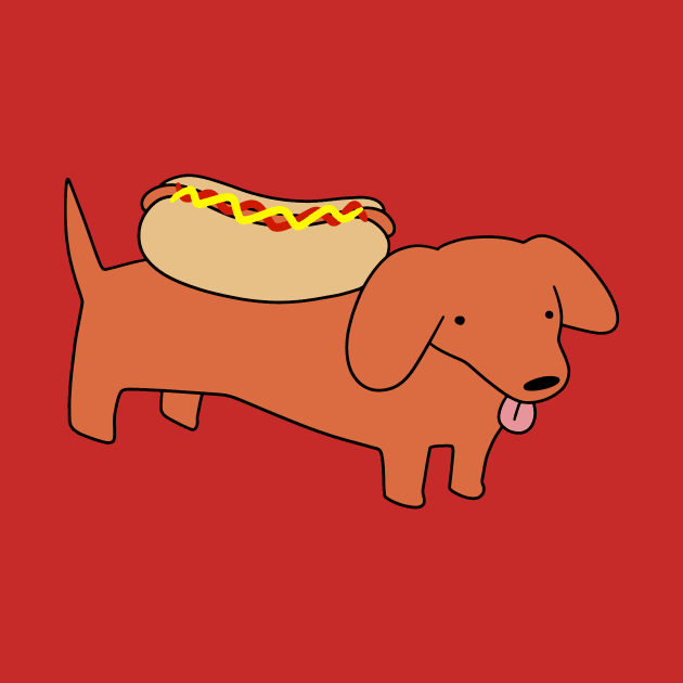 Hotdog Dachshund by saradaboru