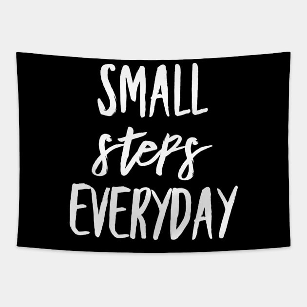 Small steps everyday Tapestry by Recovery Tee