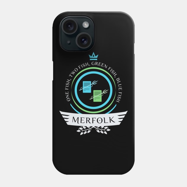 Magic the Gathering - Merfolk Tribe (UG) Phone Case by epicupgrades