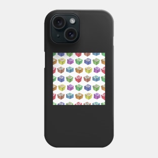 Pattern of colorful holiday boxes Phone Case