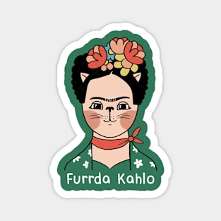 Furrda Kahlo: Frida Kahlo Cat Magnet