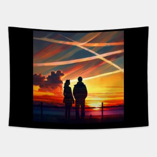 Chemtrails Tapestry