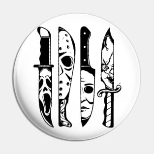 Halloween Knives Pin