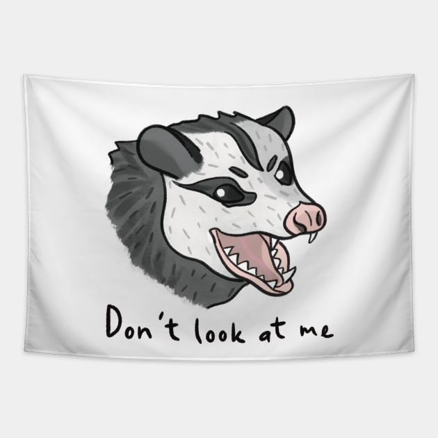 Don't Look at Me Tapestry by Amyologist Draws