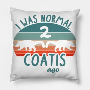 Coati coati wild animal hobby saying animals design Pillow