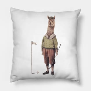 Alpaca Golf Club Pillow