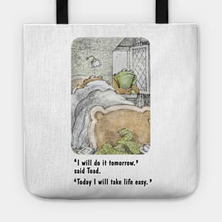 Frog And Toad Funny meme Tote