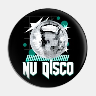 NU DISCO - ball (blue) Pin