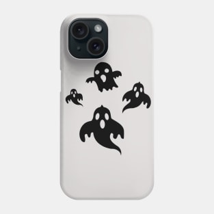 black ghost Phone Case