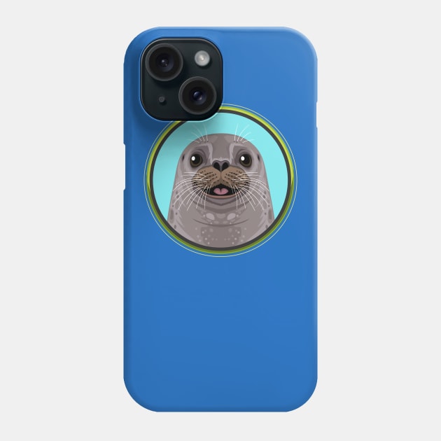 Seal Circle Phone Case by Peppermint Narwhal