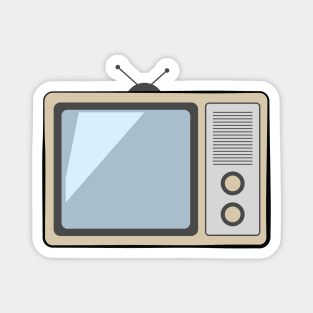 Old Television - Vector Illustration Magnet