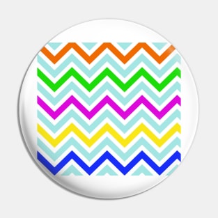 Colorful Spring Summer Pattern Pin