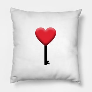 the key of heart valentine's day  gift Pillow