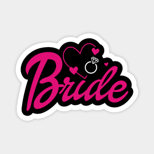 Bride Gift Wedding Announcement Engagement Funny Bride Magnet