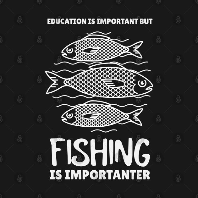 Catching fishes is better than education by Marius Andrei Munteanu