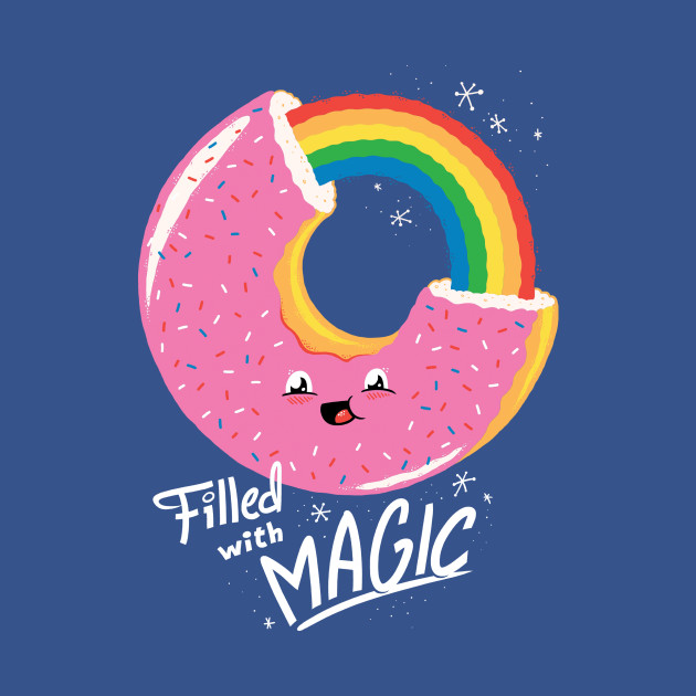 Disover Filled With Magic - Donut - T-Shirt