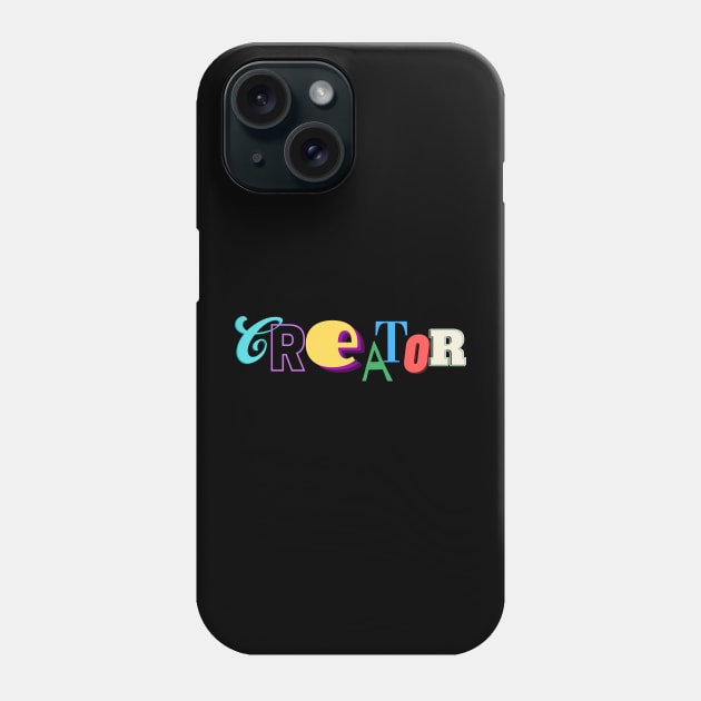 Creator color block Phone Case by 4thesoul