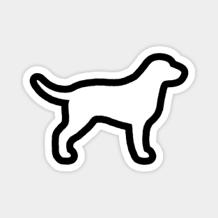 Curly Coated Retriever Silhouette Magnet