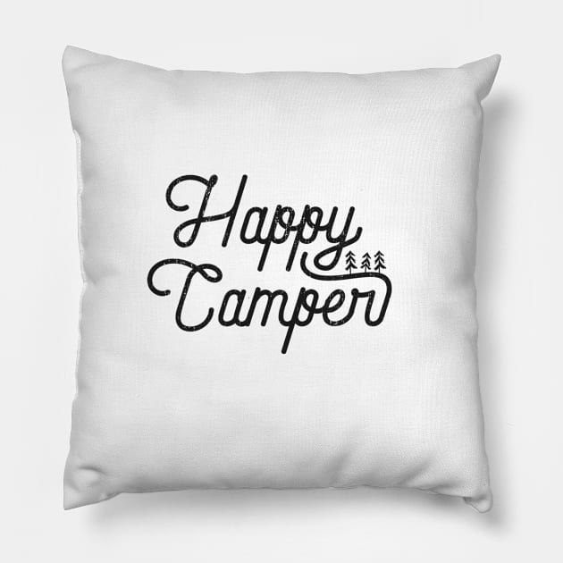 Happy Camper Pillow by crazycanonmom