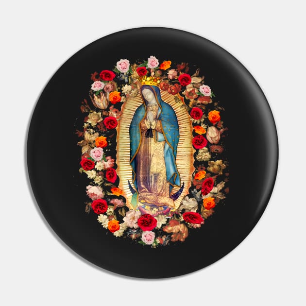 Our Lady of Guadalupe Virgin Mary Catholic Mexico Pin by hispanicworld