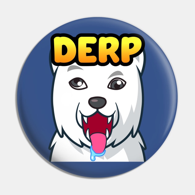 Derpy Dog Pin by Tejas Farm