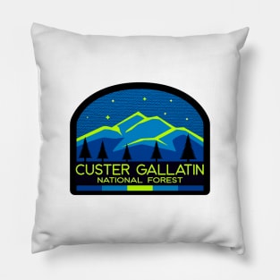 Custer Gallatin National Forest Montana Camping Canoe Pillow