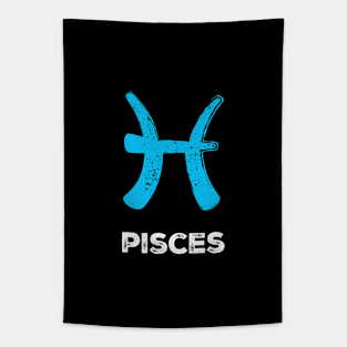 Pisces Zodiac Sign Tapestry