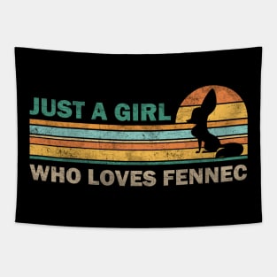 Just A Girl Who Loves Fennec Tapestry