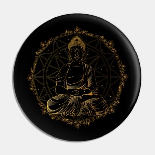 Buddha & Mandala Pin