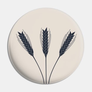 Wheat Field (Misty Navy) Pin