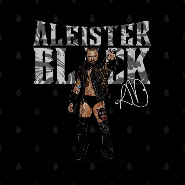 Aleister Black Pose by MunMun_Design