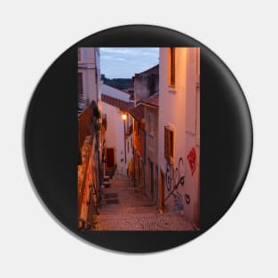 Alley, stairs, old town, Coimbra, Beira Litoral, Regio Centro, Portugal Pin
